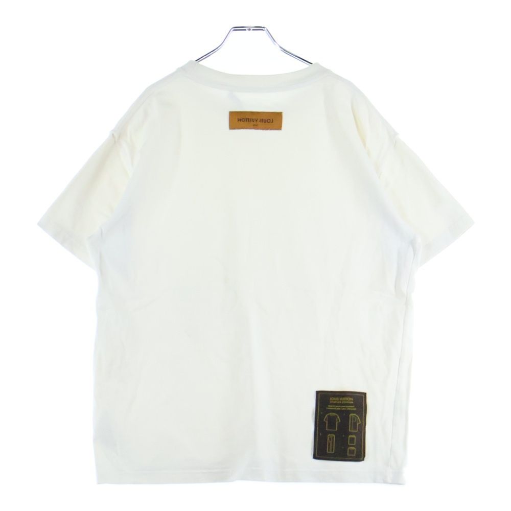 LOUIS VUITTON ルイヴィトン インサイドアウト ホワイト LOUIS VUITTON (ルイヴィトン) 21SS Inside Out T-Shirt インサイド