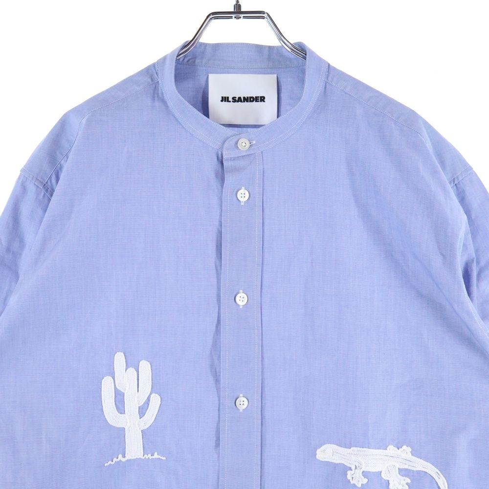 JIL SANDER (ジルサンダー) 20AW Embroidery Cotton Shirts エンブロイ