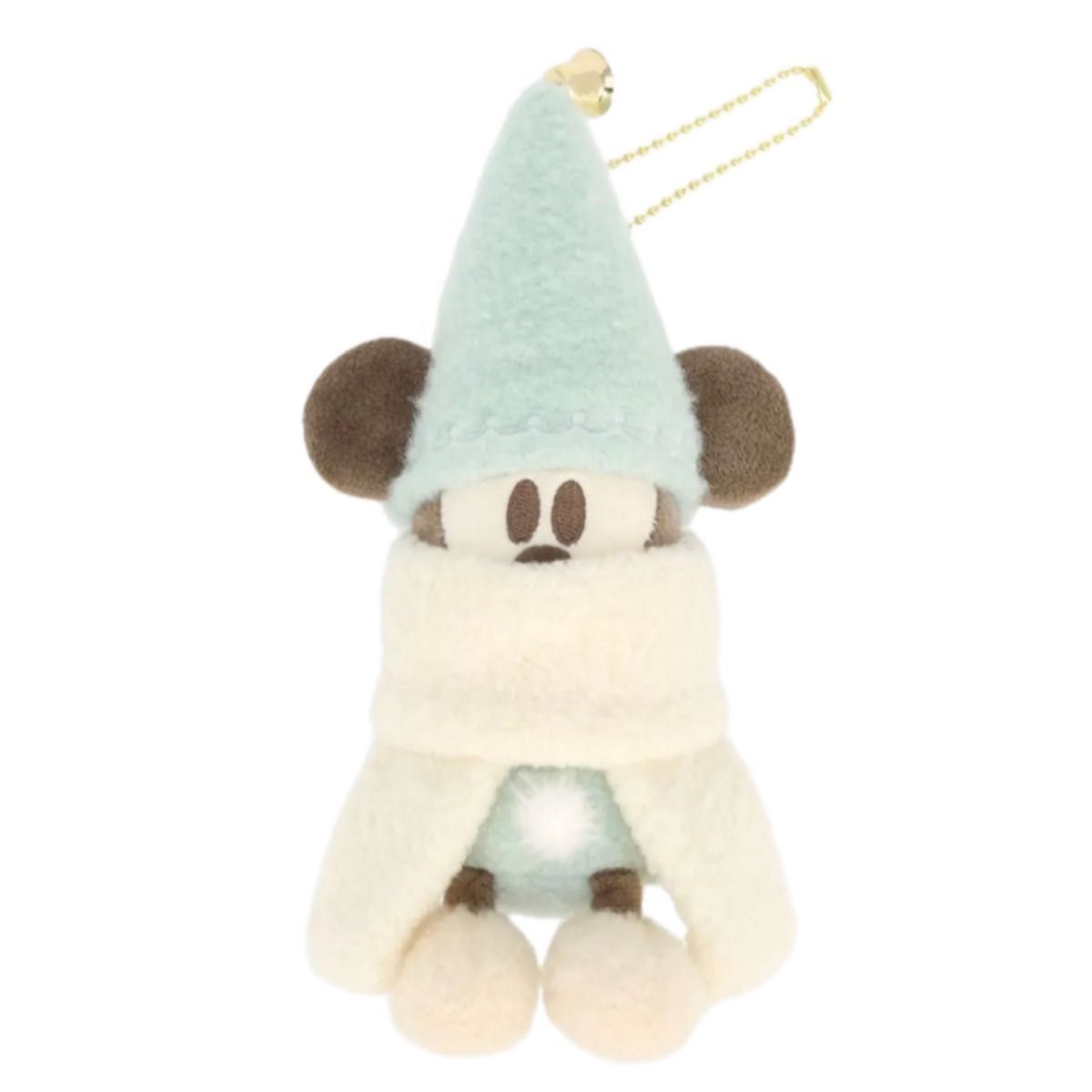 リルリンリン ぬいぐるみバッジ 水色 ミント ディズニークリスマス2025