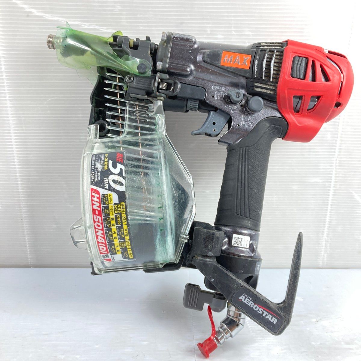 ＊＊MAX マックス 50 mm 高圧釘打ち機 本体のみ HN-50 N 4 D ブラック