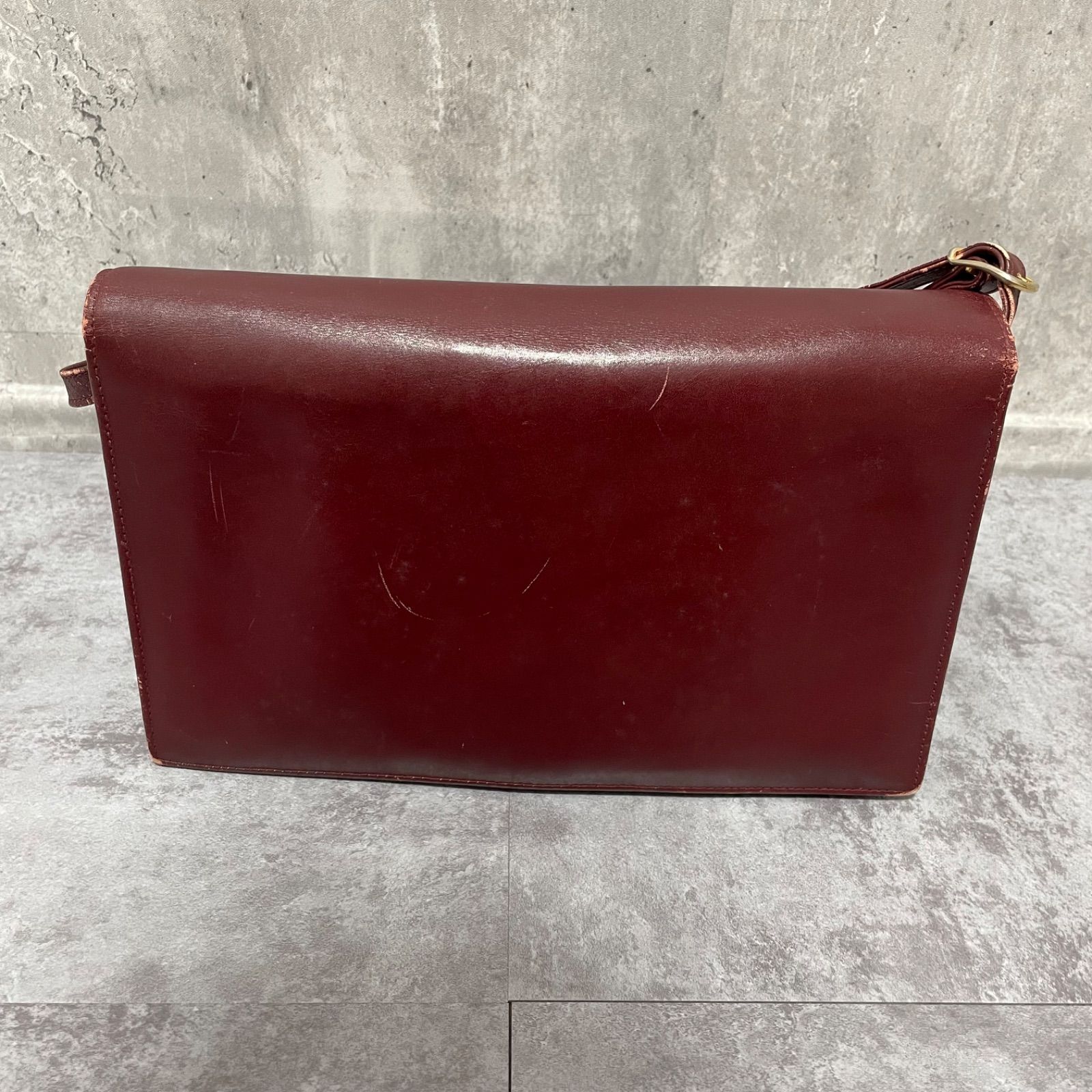 GIVENCHY ジバンシー セカンドバッグ クラッチバッグ 赤茶色 4gロゴ