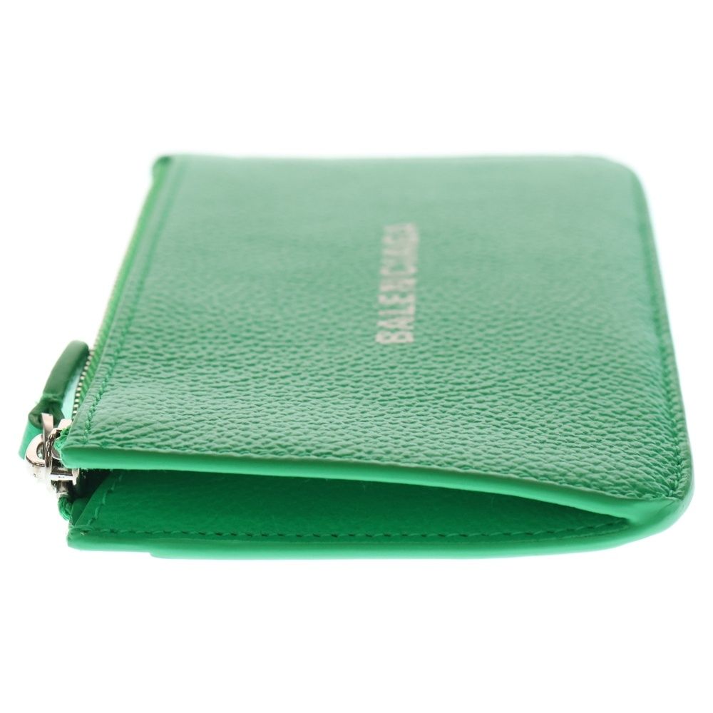 【美品！希少！】BALENCIAGA コンパクト ウォレット リリーズ グリーン BALENCIAGA (バレンシアガ) Cash Large ロング コイン&カードホルダー