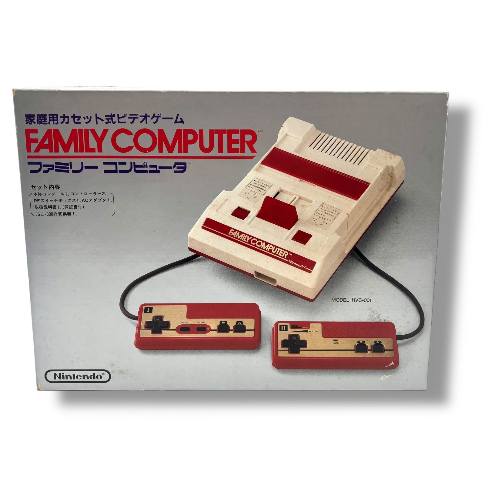 Nintendo ファミコン HVC-001 本体セット 1983年 初期モデル - メルカリ