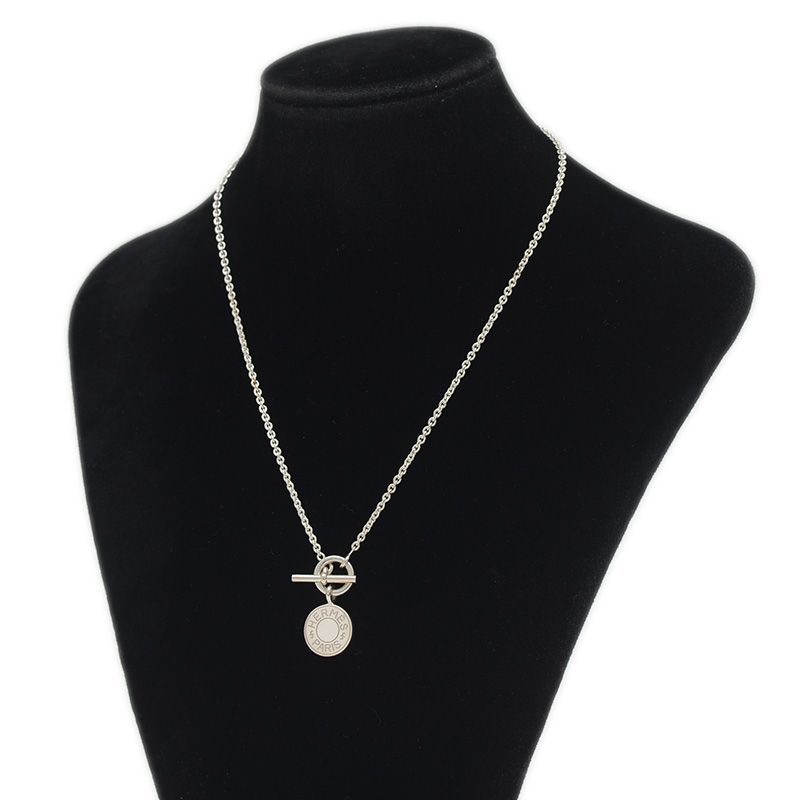 エルメス アミュレット クルードセル セリエ ネックレス シルバー