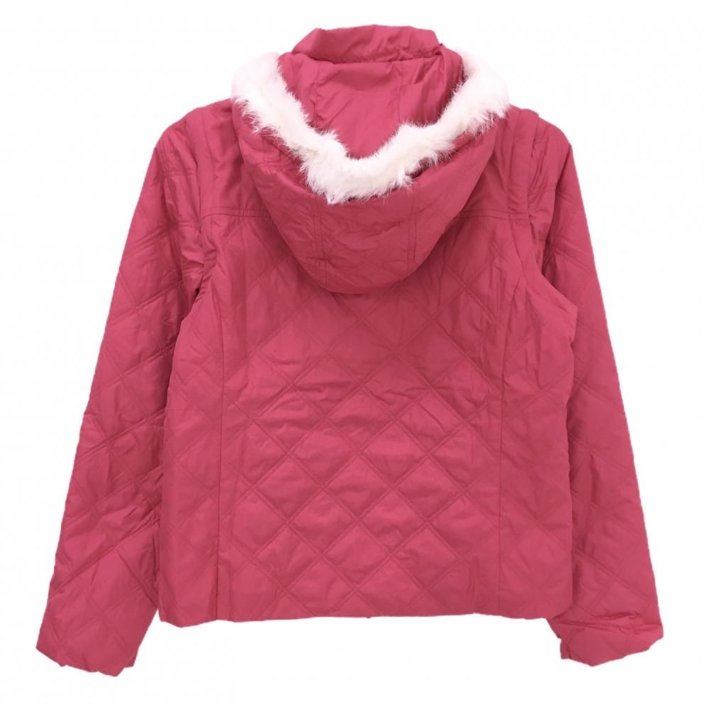 キャロウェイ 4WAYジャケット ピンク キルティング フード・袖着脱可