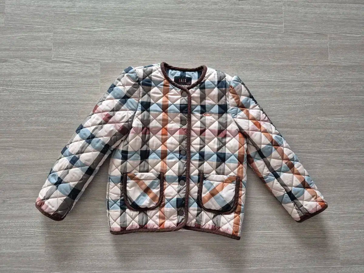 ダックス チェック キルティング ダウン ジャケット 120