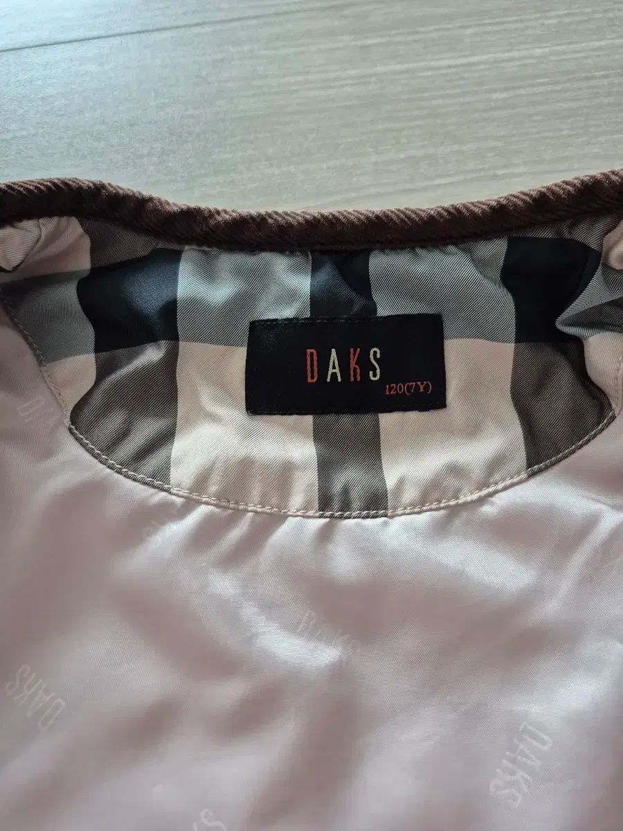 ダックス チェック キルティング ダウン ジャケット 120