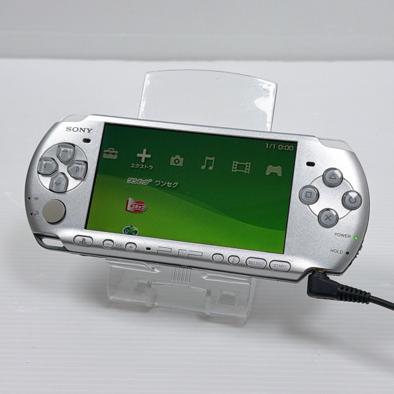 PSP 3000 ミスティックシルバー FW 6 61 ソニー プレイステーション ポータブル SONY PlayStation Portable