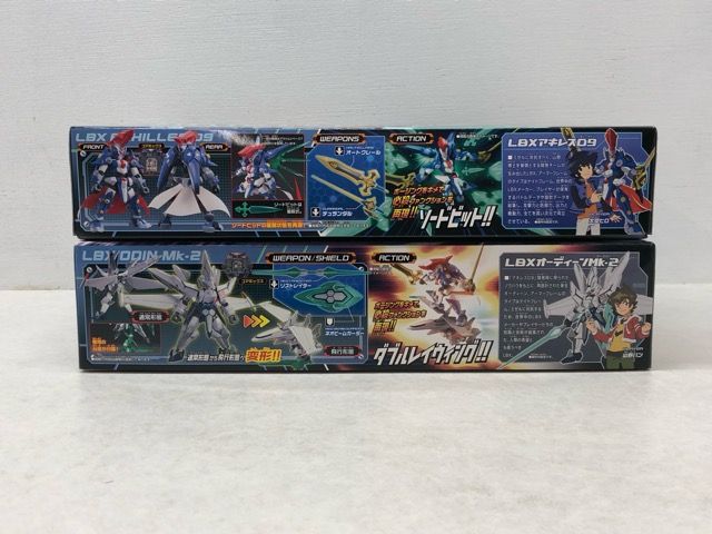 未組立 ダンボール戦機 LBX アキレスD 9 オ ディ ンMK 2 プラモデル 2体セット P 3860 008 115