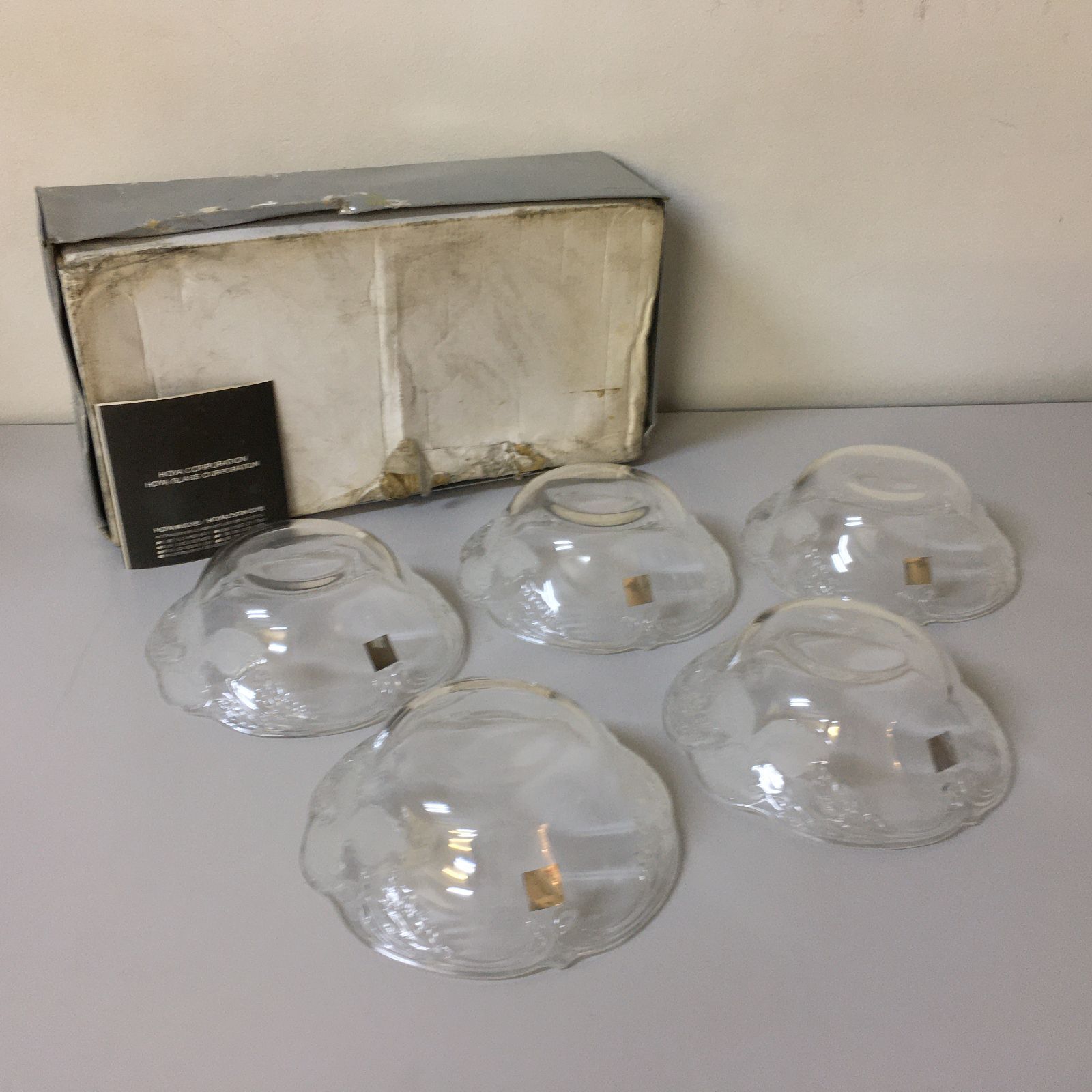 〇HOYA クリスタルガラス 小鉢 5客セット 【未使用に近い】 - メルカリ