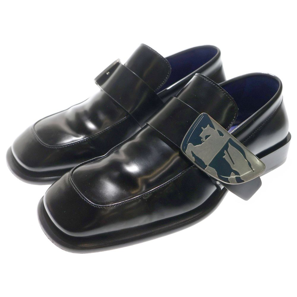 BURBERRY (バーバリー) 24SS エクストリアンナイト レザーシューズ