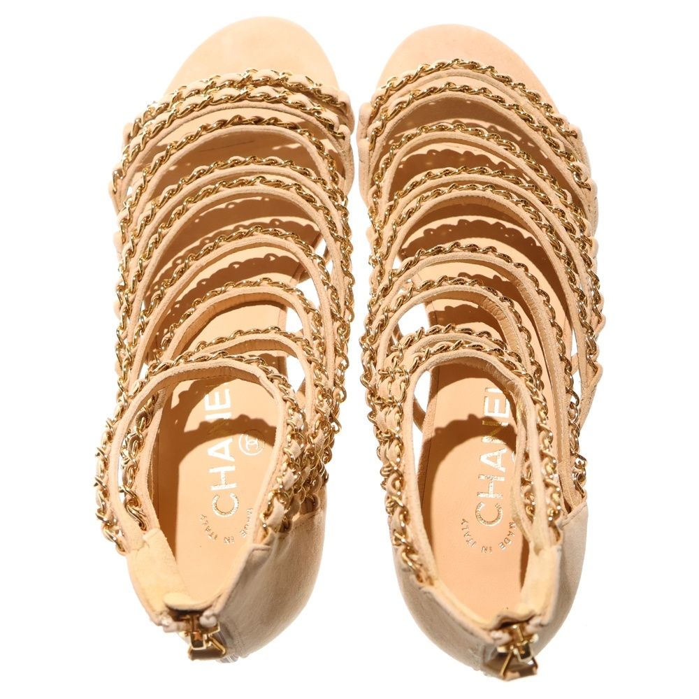 CHANEL (シャネル) ココマーク スエードレザー チェーン ストラップ