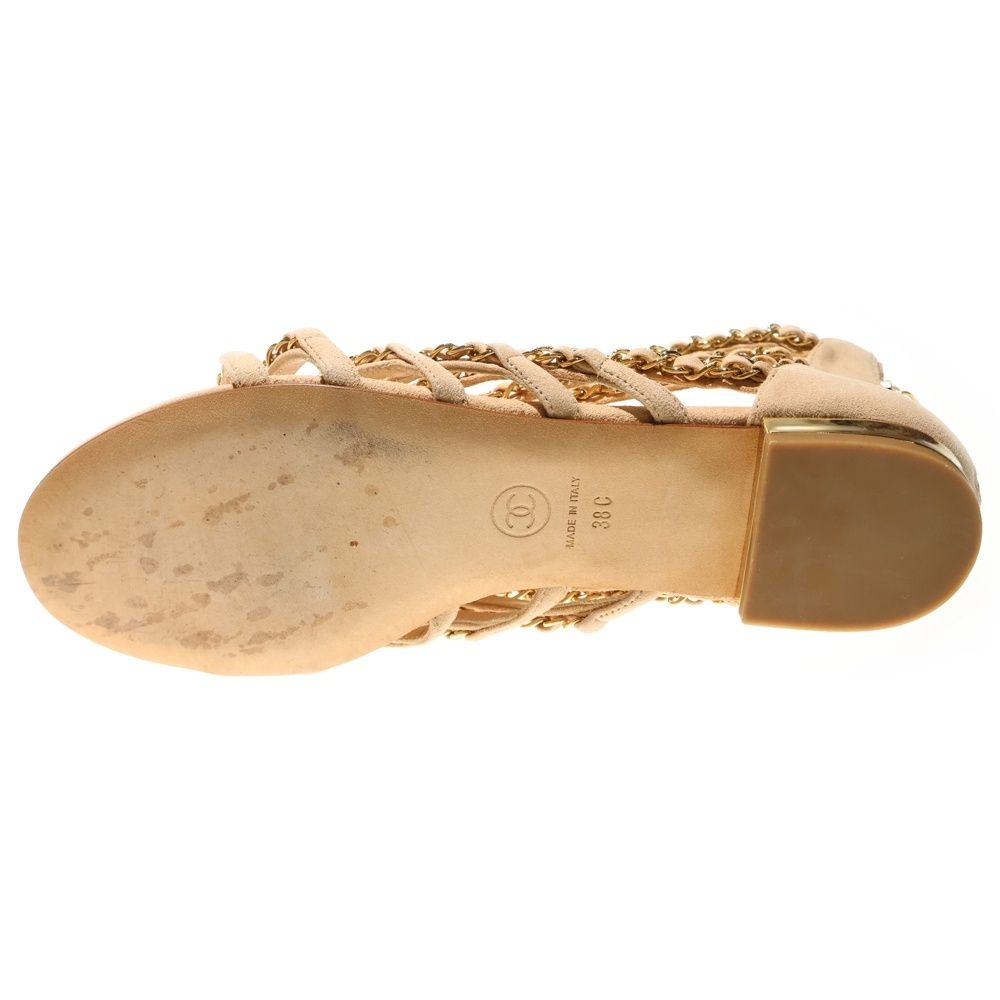 CHANEL (シャネル) ココマーク スエードレザー チェーン ストラップ