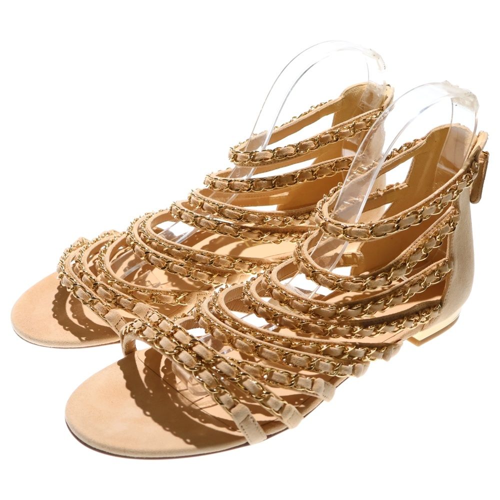 CHANEL (シャネル) ココマーク スエードレザー チェーン ストラップ