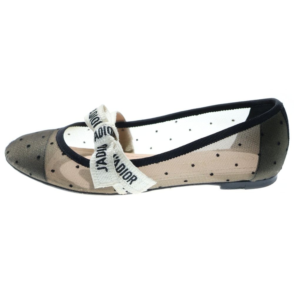 DIOR MISS J′A DIORチュールドットフラットバレエシューズ Christian Dior (クリスチャンディオール) MISS J'ADIOR ミス ジャ