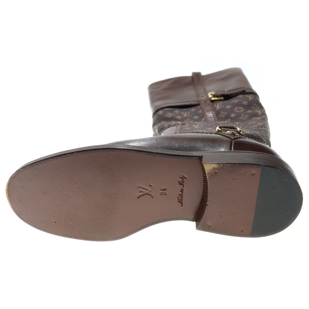 LOUIS VUITTON (ルイヴィトン) モノグラム ミニラン キャンバス レザー