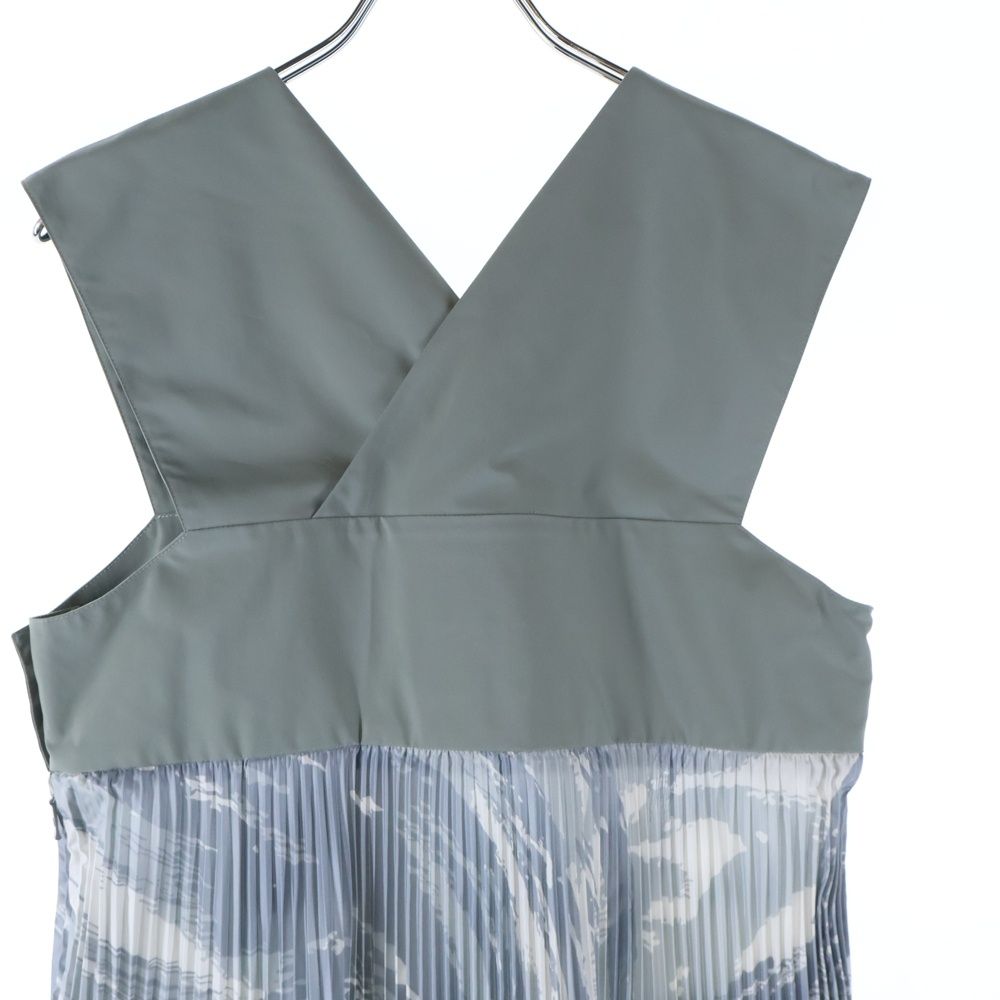  MONCLER モンクレール 22 AW HYKE PLEATS ONE PIECE ハイク プリーツ マキシ ワンピース グレー レディース その他 その他