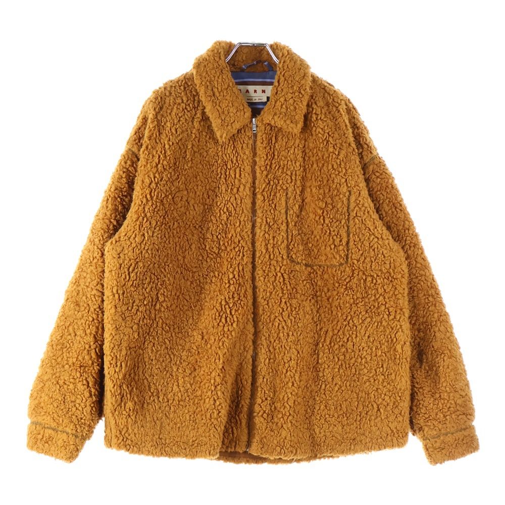 MARNI (マルニ) 23AW TWIST TEDDY ボアジャケット ジップアップ 