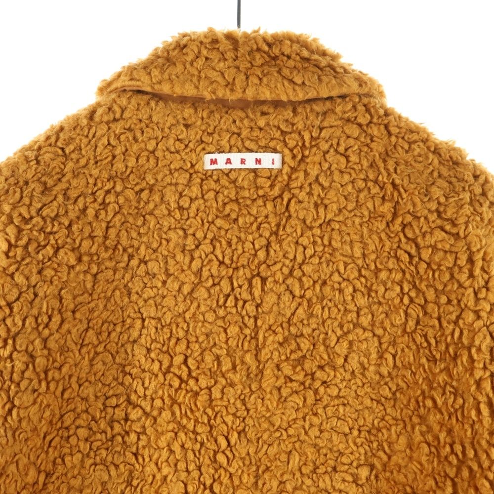 MARNI (マルニ) 23AW TWIST TEDDY ボアジャケット ジップアップ 
