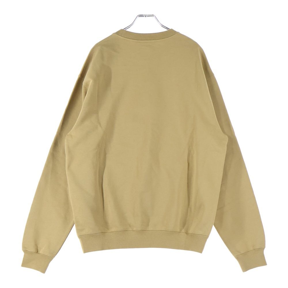 GUCCI ブラウン クルーネック トレーナー GUCCI (グッチ) ロゴプリント クルーネックスウェット トレーナー