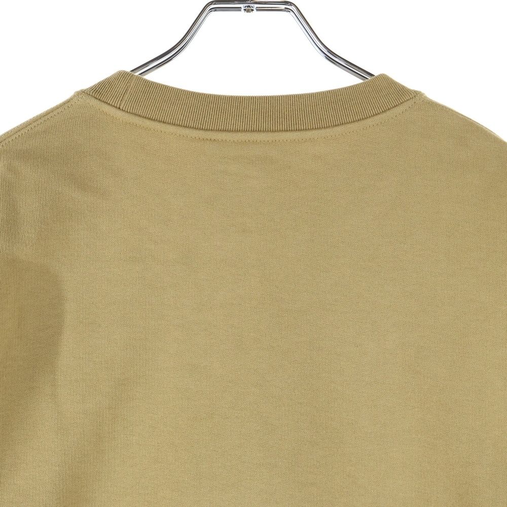 GUCCI ブラウン クルーネック トレーナー GUCCI (グッチ) ロゴプリント クルーネックスウェット トレーナー