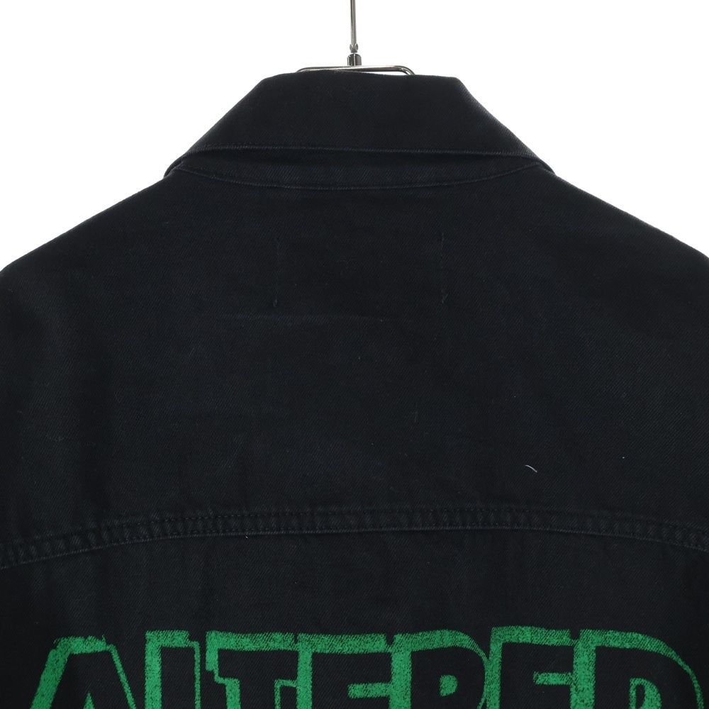 RAF SIMONS (ラフシモンズ) 22AW DENIM JACKET WITH LEATHER PATCH