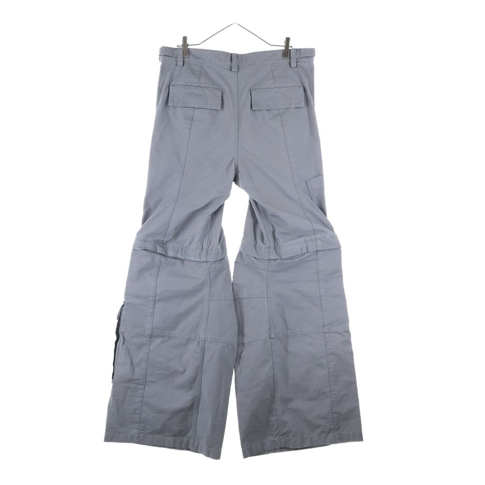 バレンシアガ 23 AW FLARED CARGO PANTS フ カーゴロングパンツ グレー 768810 TKP 27
