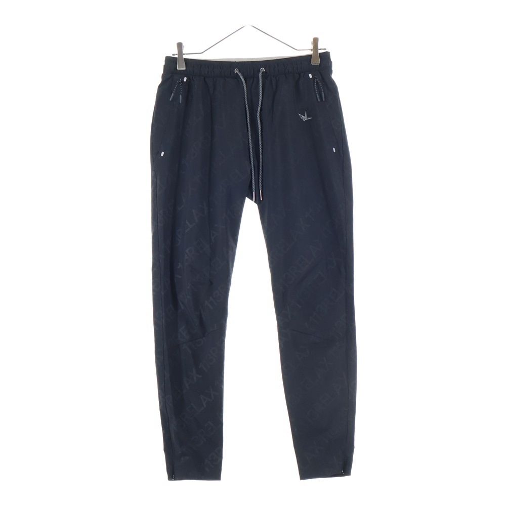 1piu1uguale3 / RUNNIG DIAGONAL LOGO PANTS/スキニーパンツ/usb-23014 1 PIU 1 UGUALE 3 RELAX (ウノピゥウノウグァーレトレ) RUNNIG