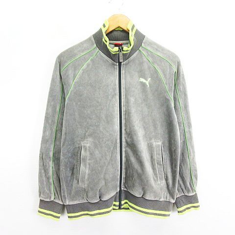【新品】PUMA ジップアップジャケット セットアップ【未使用】 プーマ PUMA セットアップ 上下 ベロア ジャケット 長袖 ジップアップ