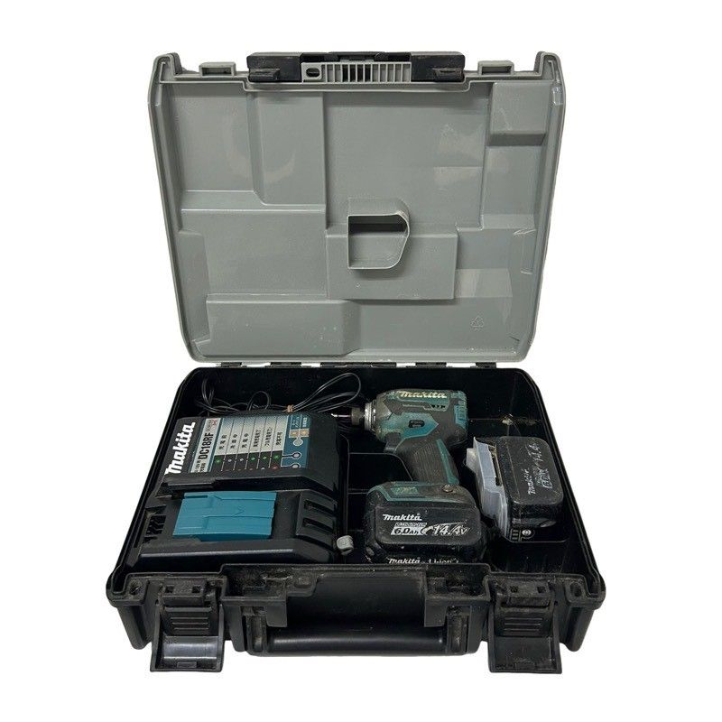 makita マキタ 充電式インパクトドライバ 14 4 V ブルー バッテリー BL 1460 B 充電器 DC 18 RF 42511 R