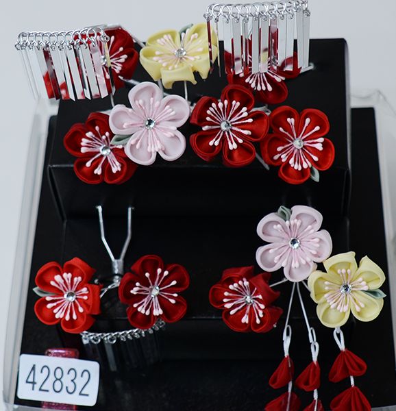 七五三 七歳 七才 7歳 7才 かんざし 簪セット 髪飾り 七歳専用 女児用