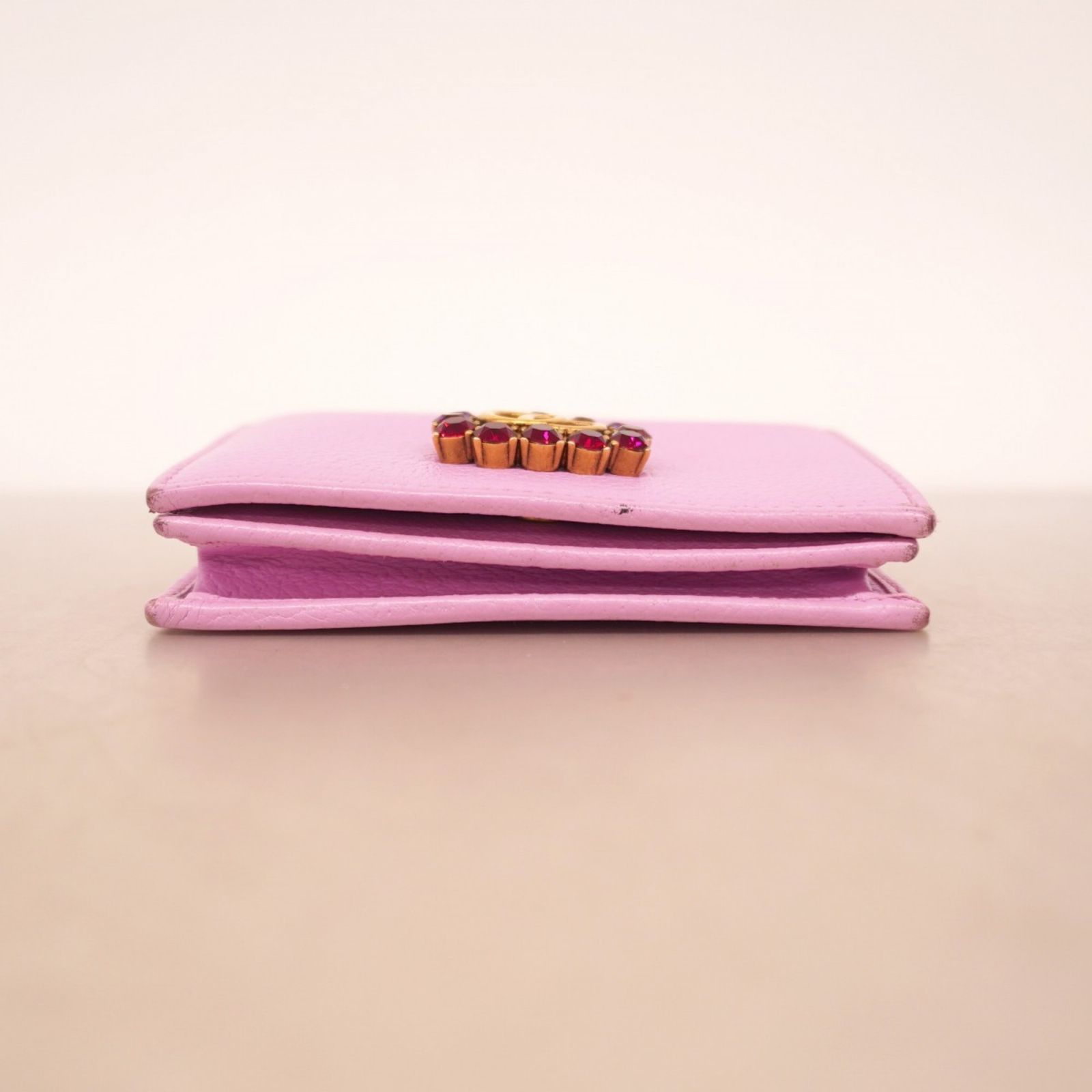 グッチ Gucci 財布 GGマーモント 499783 レザー ピンク レディース