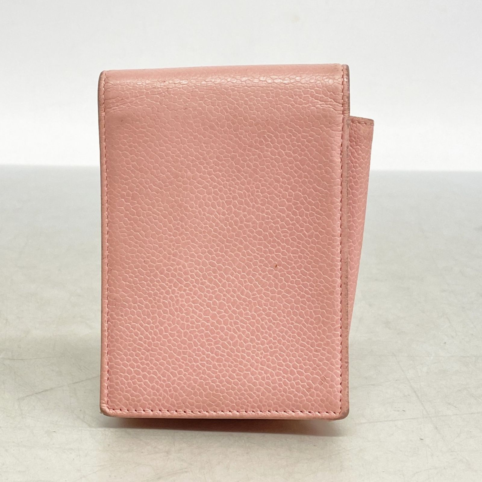 シャネル(Chanel) シャネル シガレットケース キャビアスキン ピンク