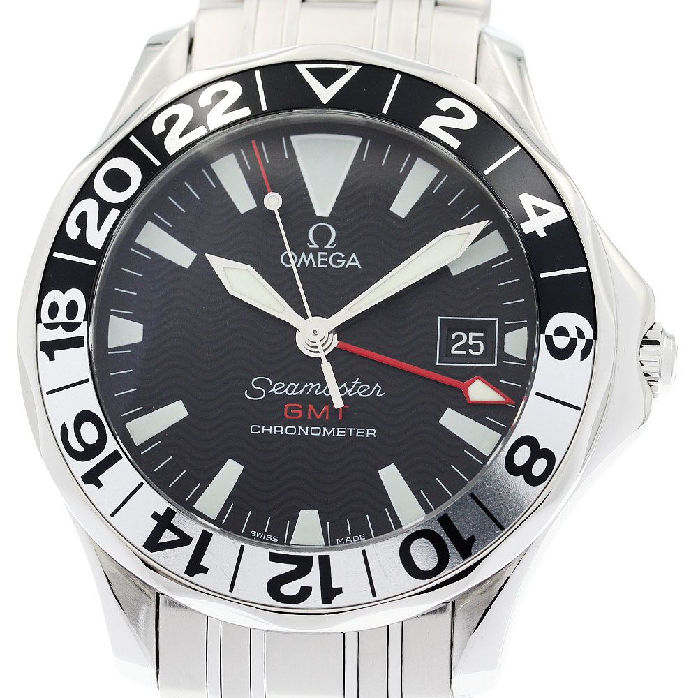 オメガ OMEGA 2234 50 シーマスター300 50周年記念 GMT 自動巻き メンズ_920549