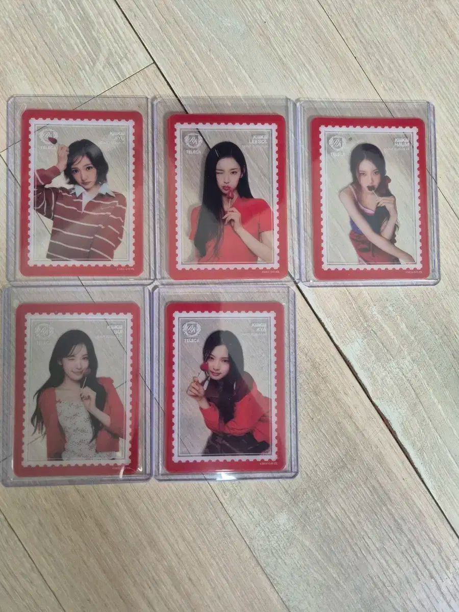 テレカ キキ クリアカード セット 5種