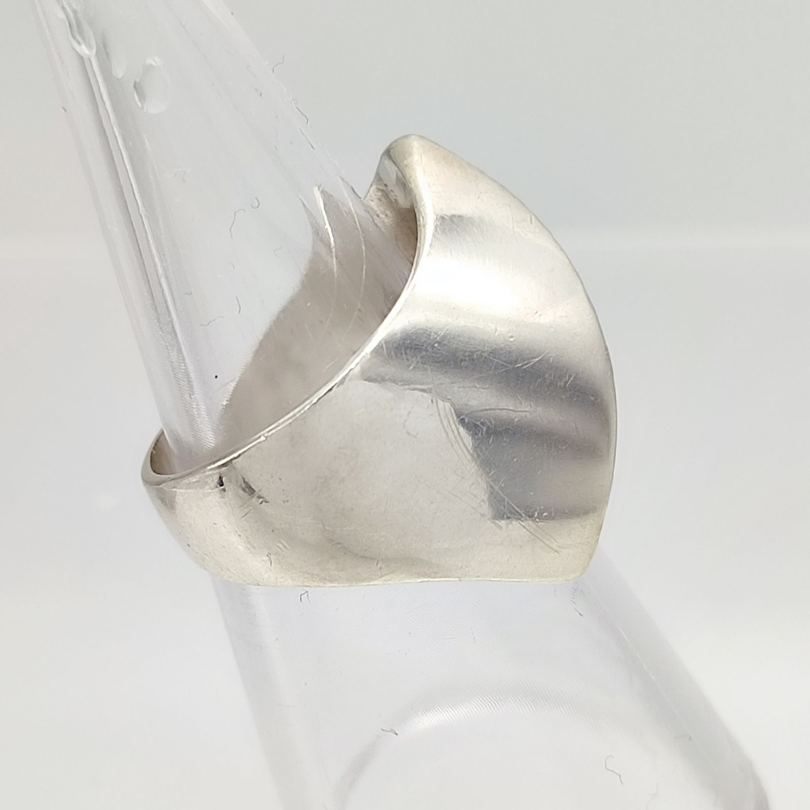 メキシカンジュエリー　シルバー925 美品】メキシカンジュエリー MEXICO シルバーデザインリング MA925刻印