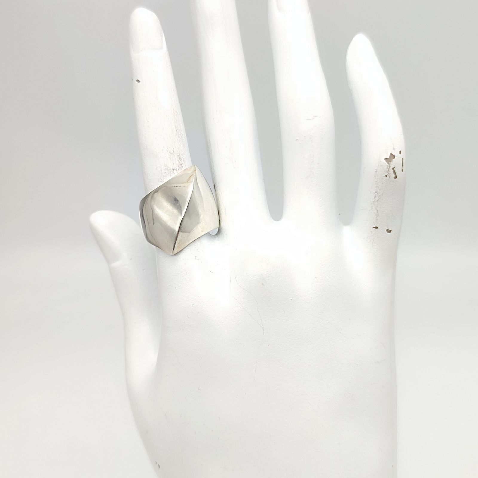 美品】メキシカンジュエリー MEXICO シルバーデザインリング MA925刻印