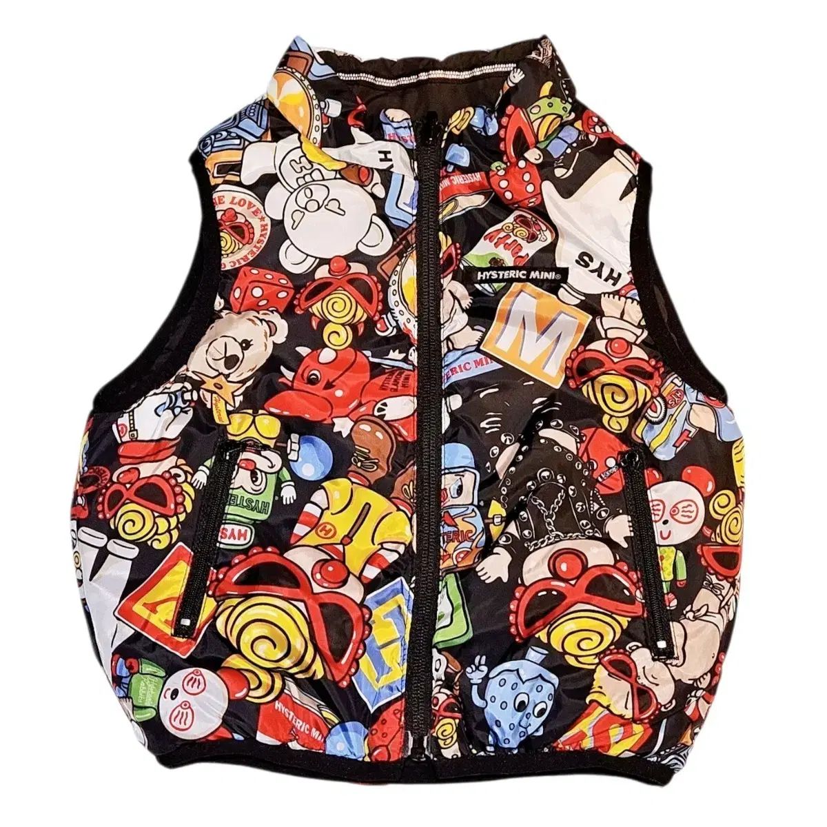 ヒステリック リーバーシブル ダウンベスト 100