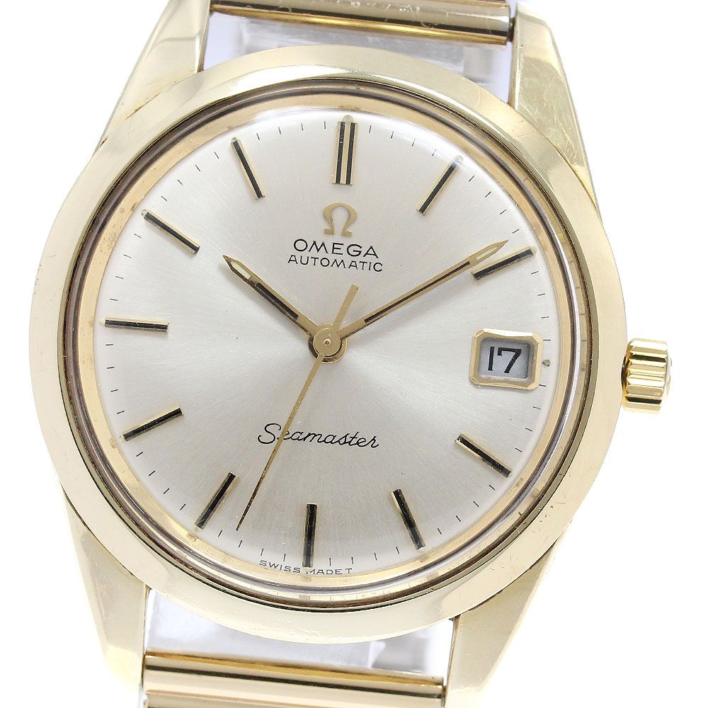 オメガ OMEGA 166 010 SP シーマスター デイト cal 565 エクステンションブレスレット 自動巻き メンズ_904756