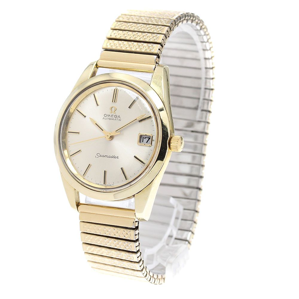 オメガ OMEGA 166 010 SP シーマスター デイト cal 565 エクステンションブレスレット 自動巻き メンズ_904756