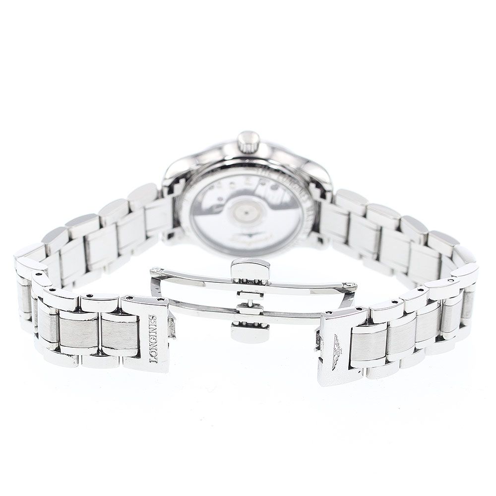  ロンジン L 2.128.4 マスター 12 Pダイヤ 自動巻き レディース内 き_916065 自動巻き時計 腕時計(アナログ)