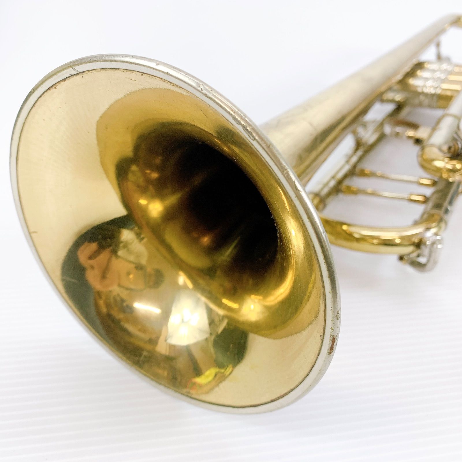 H 134 Selmer セルマー トランペット Sterling Super London 管楽器 真鍮 ゴールド 動作品 ビンテージ 吹奏楽 ジャズ あり