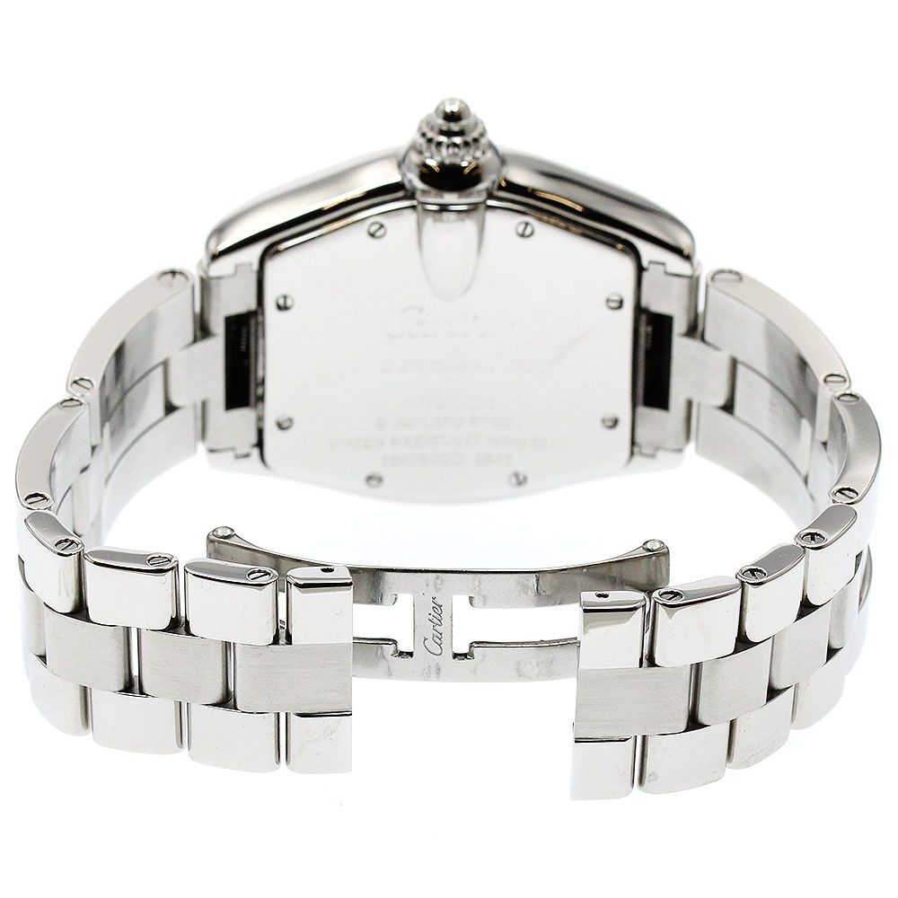  カルティエ CARTIER W62004V3 ロードスターLM デイト 自動巻き メンズ _918695 ストライプ 自動巻き時計 腕時計(アナログ)