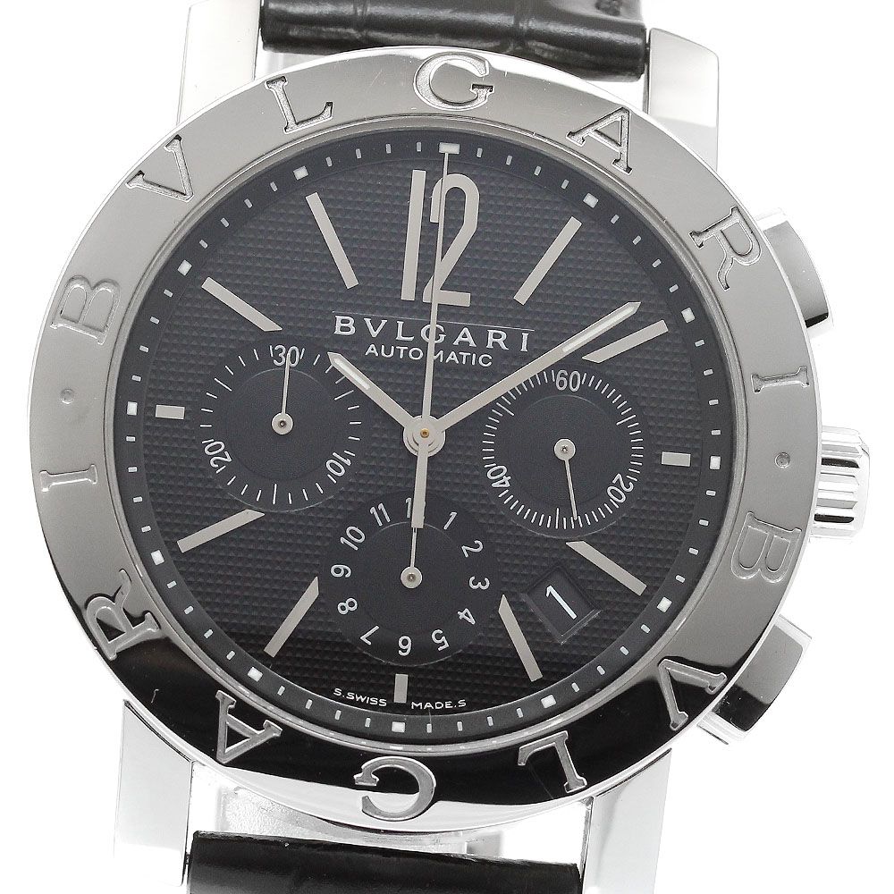 ブルガリ BVLGARI ブルガリブルガリ クロノグラフ デイト 自動巻き メンズ _916725