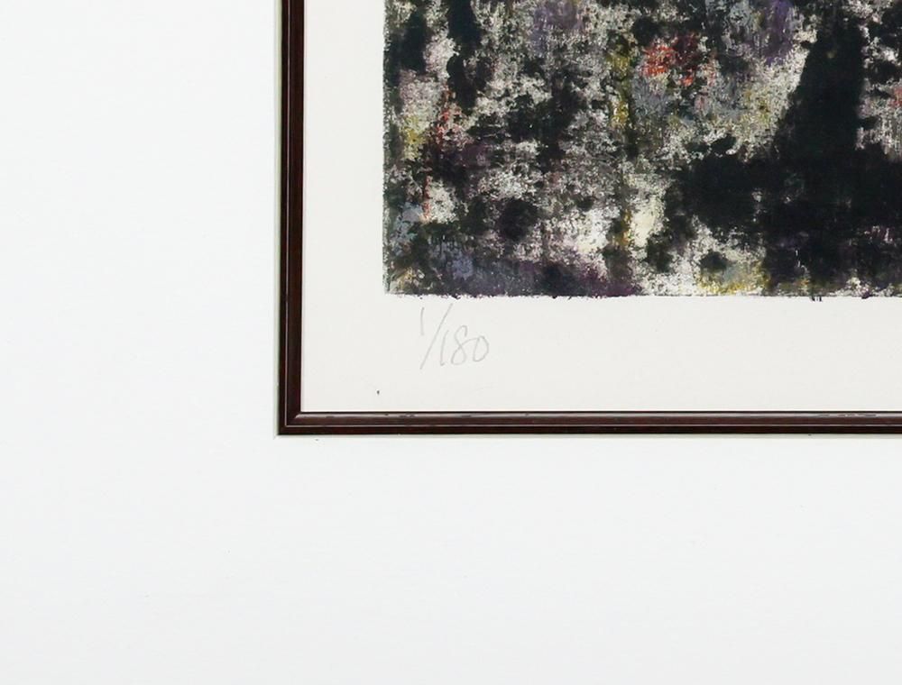 真作】【WISH】孔柏基「貴婦人」リトグラフ 10号大 直筆サイン 〇中国