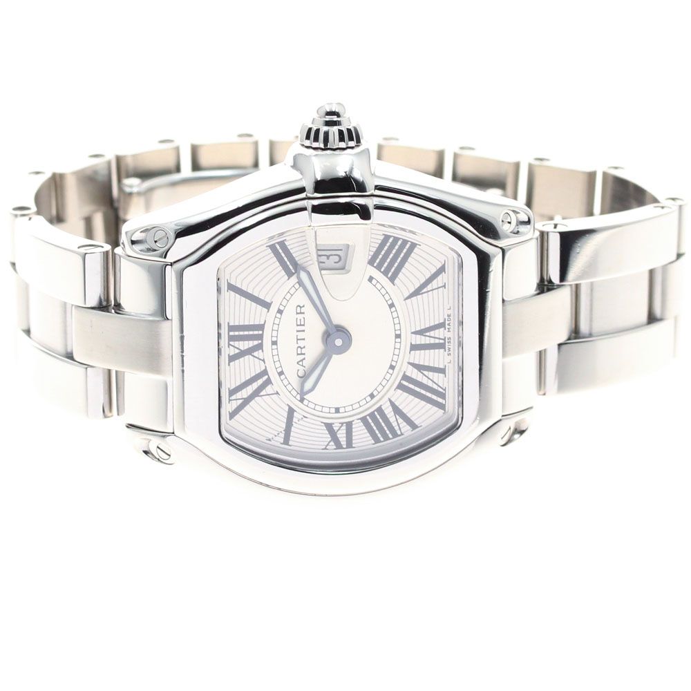 カルティエ CARTIER W62016V3 ロードスター SM デイト クォーツ