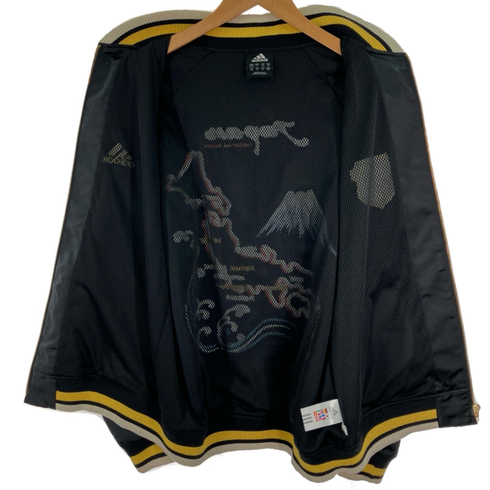 adidas アディダス スカジャン 日本代表 サッカー Mサイズ ブラック