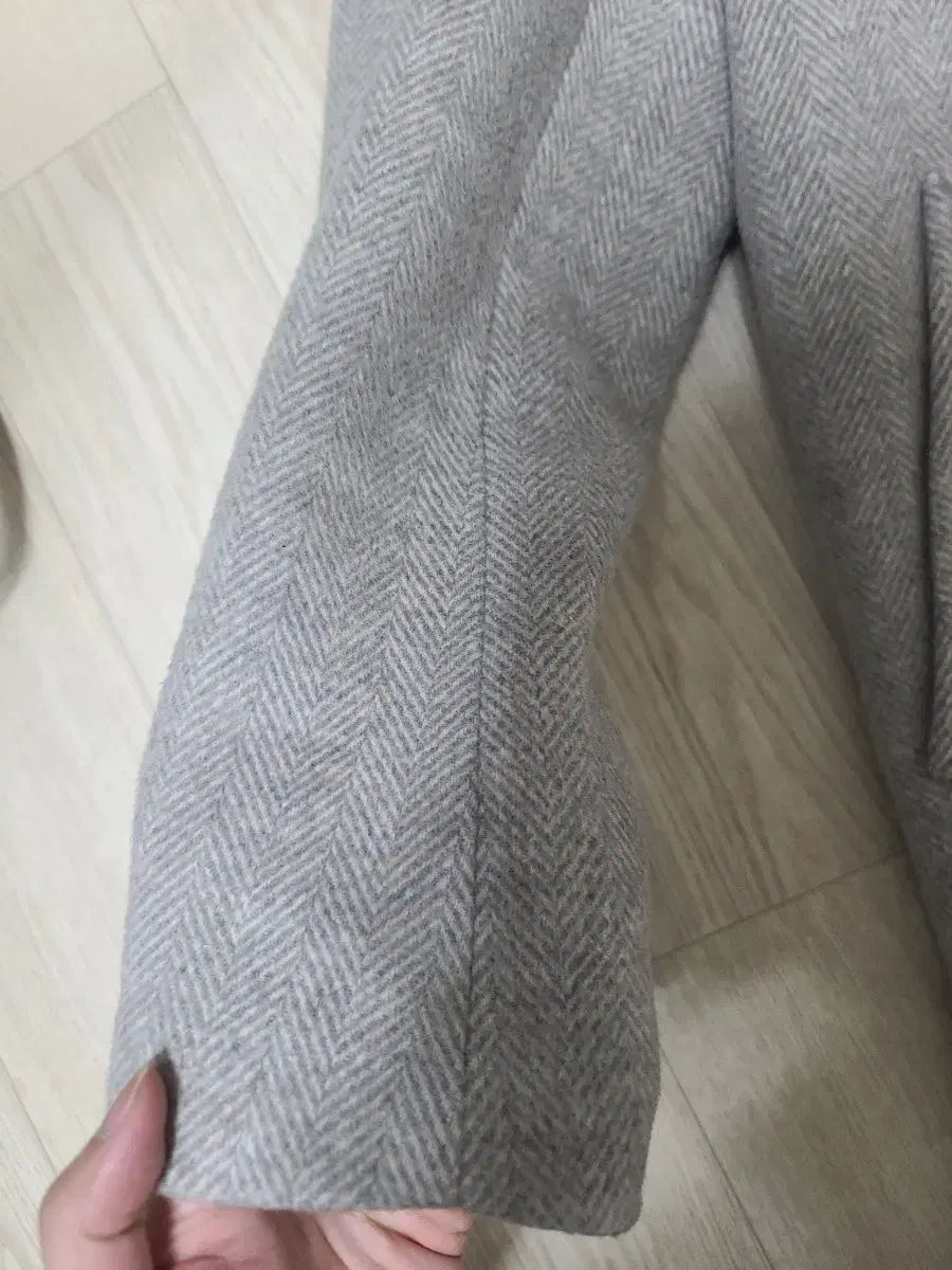  GIORDANO メンズ ヘリンボーン ダブル コート チェスターコート ジャケット アウター