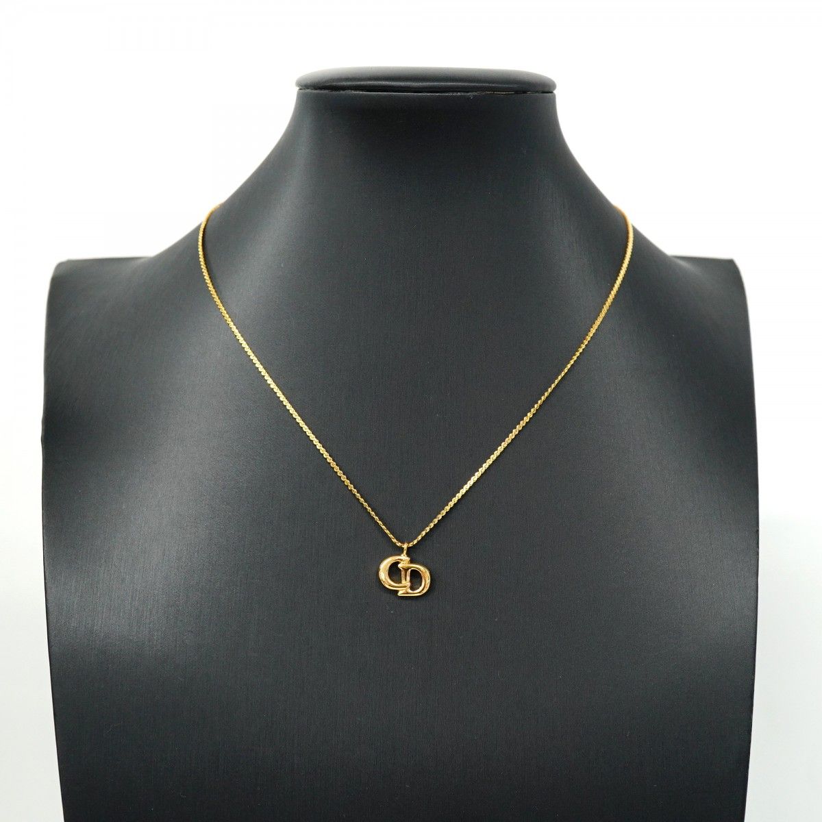 ☆SALE【5jmb0965】クリスチャンディオール ネックレス CDロゴ GP