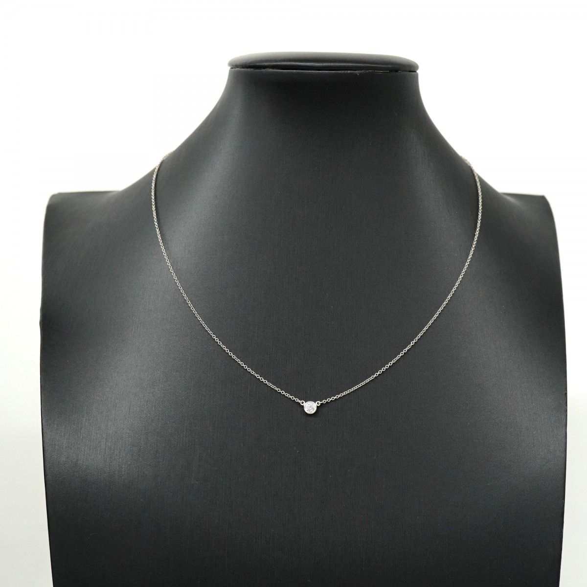 ☆SALE【5jmb0981】ティファニー ネックレス バイザヤード 1PD Pt950